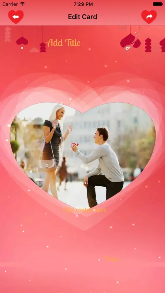 Capturas de tela do Valentines Wishes