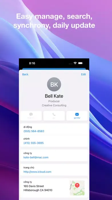 Contacts Backup: Sync Cloud Screenshots