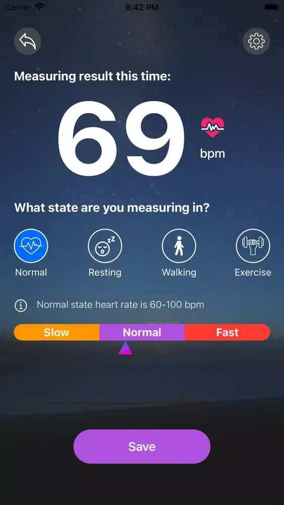 Captures d'écran de Heart Rate Me