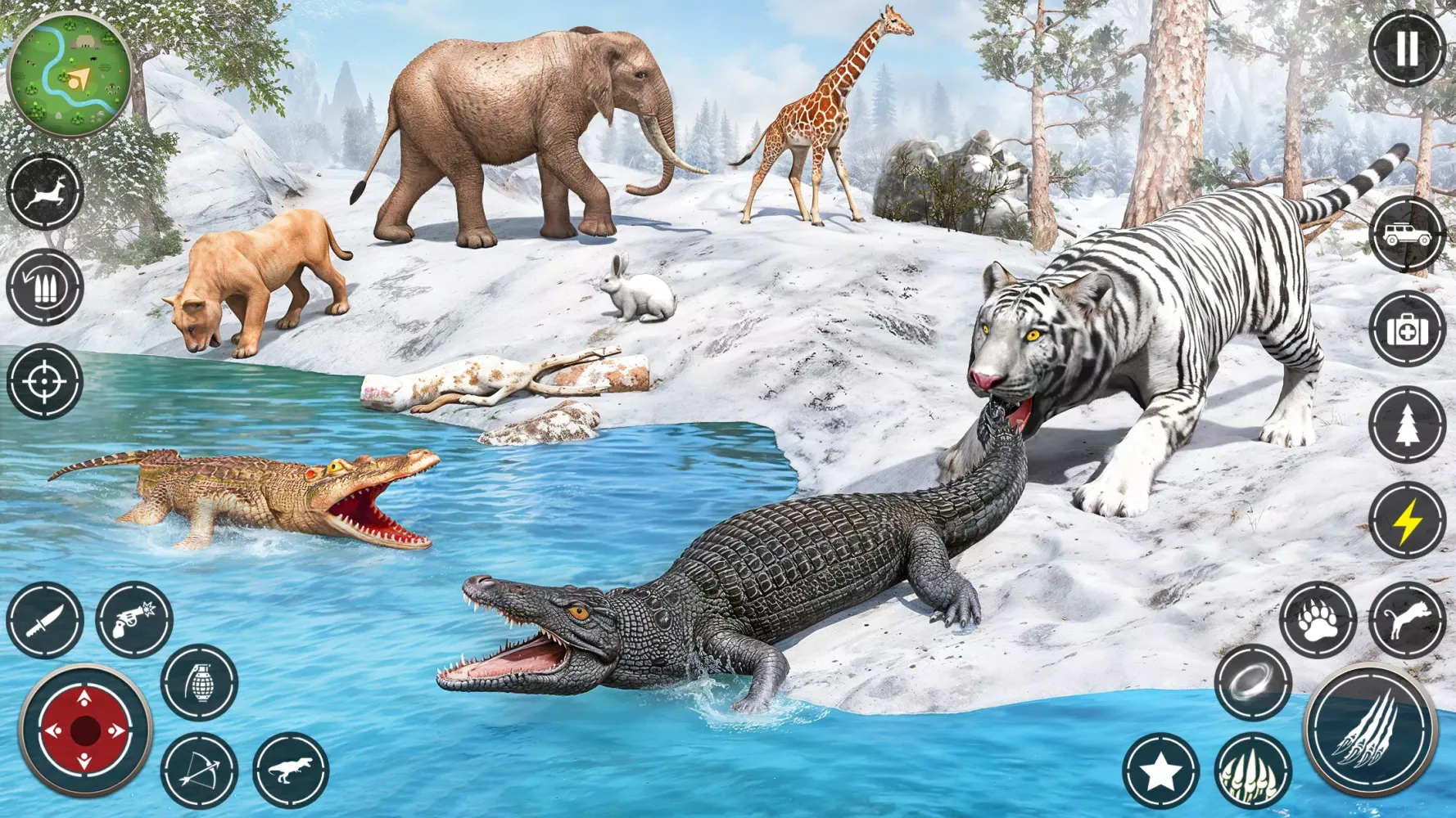 Snow Tiger Family Simulator 3D Screenshots
