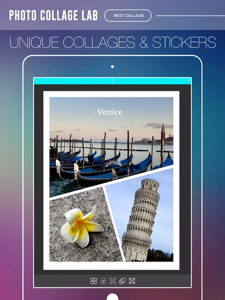 Photo Collage Lab Pro - photo editor, collage maker & creative design App iPad  स्क्रीनशॉट