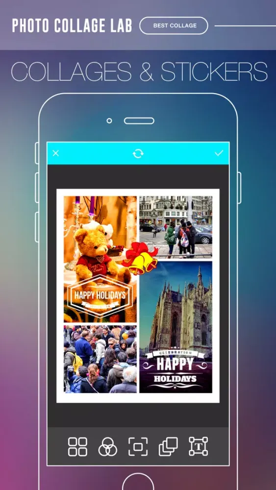 Photo Collage Lab Pro - photo editor, collage maker & creative design App स्क्रीनशॉट