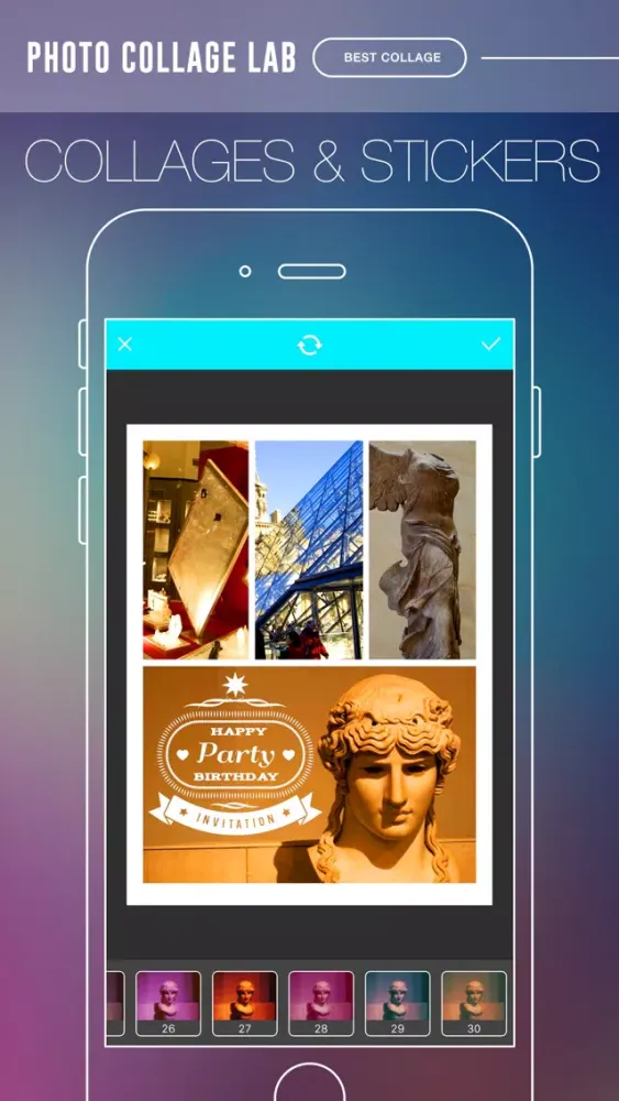 Photo Collage Lab Pro - photo editor, collage maker & creative design App स्क्रीनशॉट