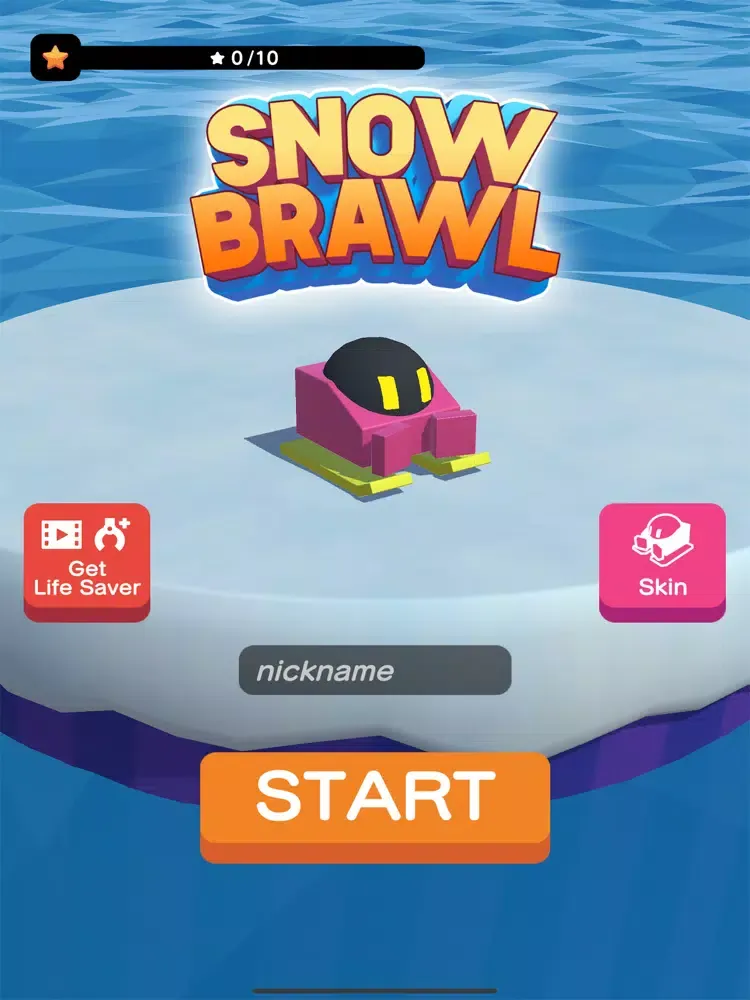 Ảnh chụp màn hình của SnowBrawl.io iPad 