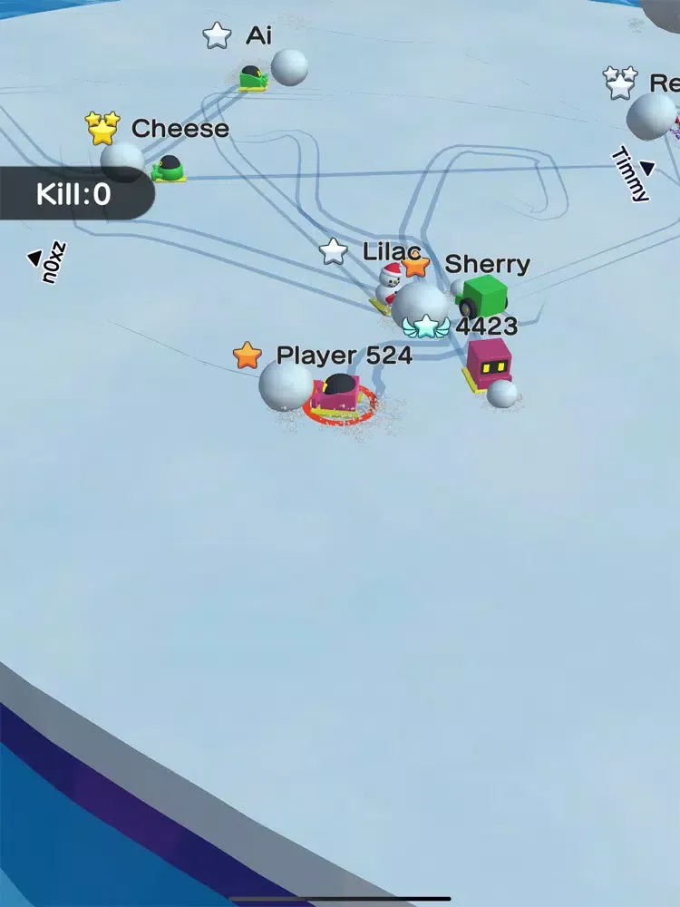 Ảnh chụp màn hình của SnowBrawl.io iPad 