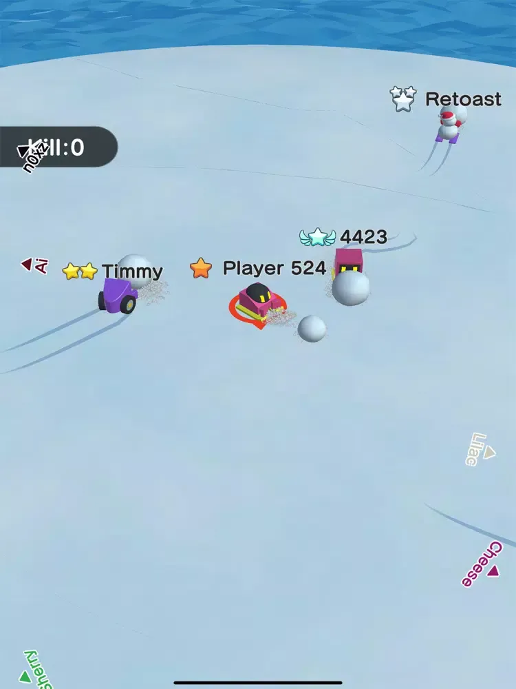 Ảnh chụp màn hình của SnowBrawl.io iPad 