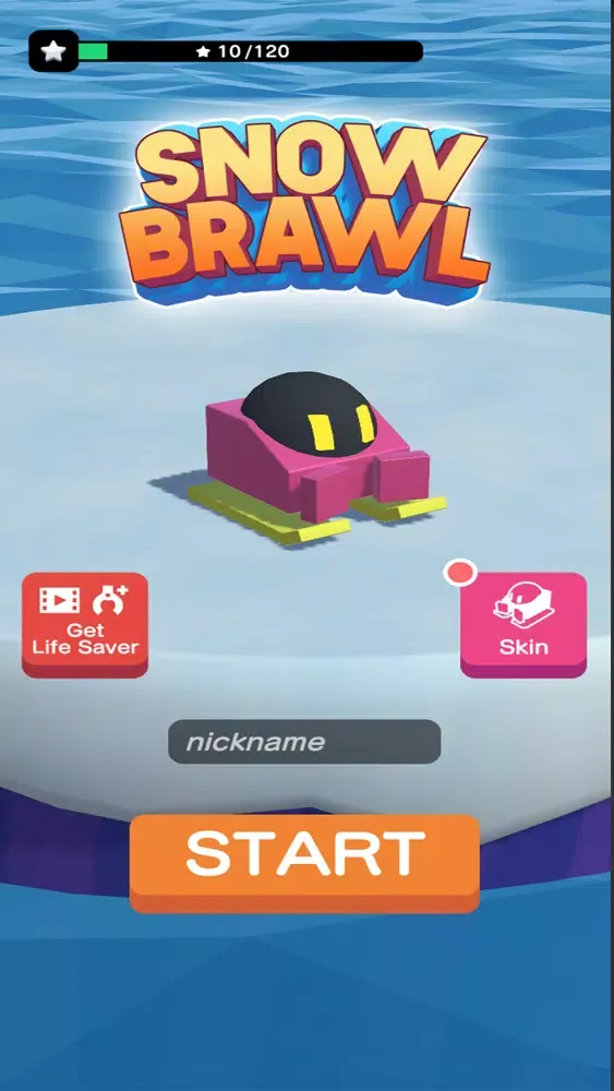 Ảnh chụp màn hình của SnowBrawl.io