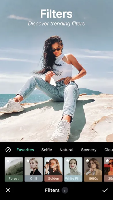 ภาพหน้าจอของ GlowUp - Photo Editor