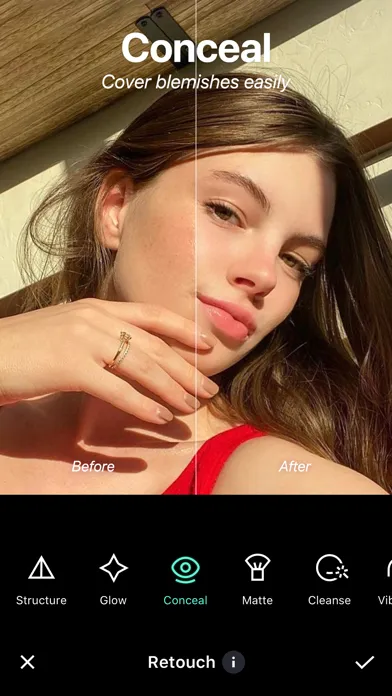 ภาพหน้าจอของ GlowUp - Photo Editor