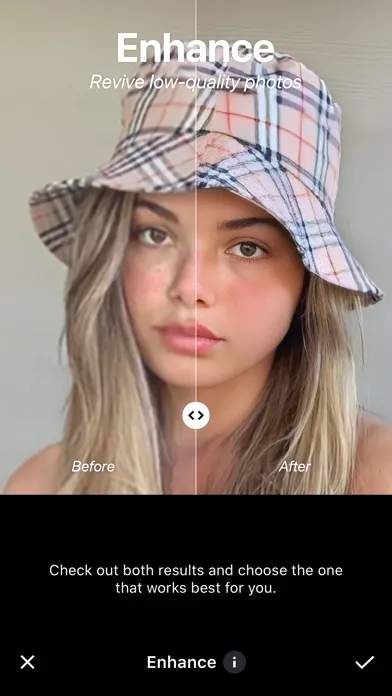 ภาพหน้าจอของ GlowUp - Photo Editor