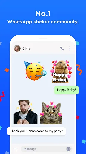 Capturas de tela do Sticker.ly - Sticker Maker
