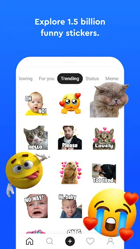 Capturas de tela do Sticker.ly - Sticker Maker