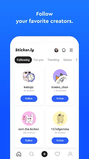 Capturas de tela do Sticker.ly - Sticker Maker