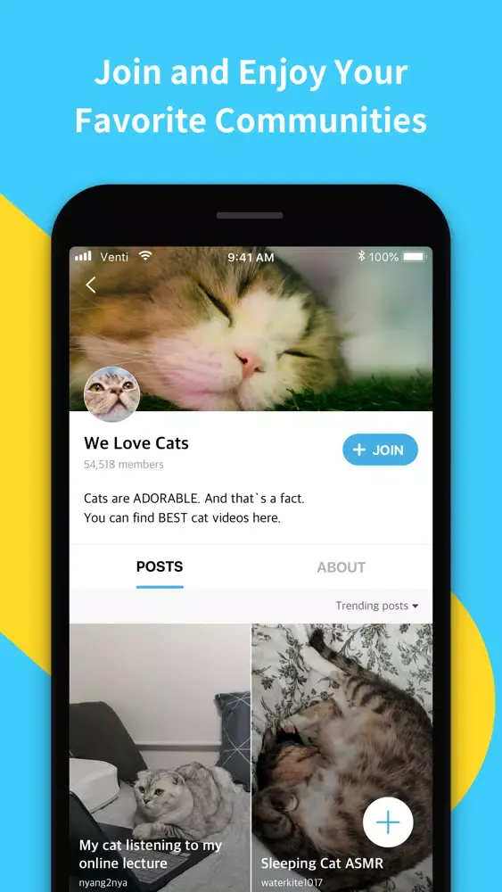 Скриншоты Venti - Video Community
