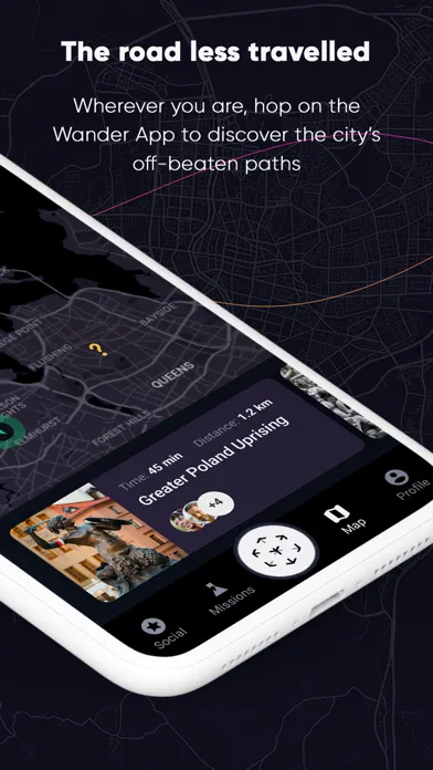 Ảnh chụp màn hình của Wander - AR City Guides