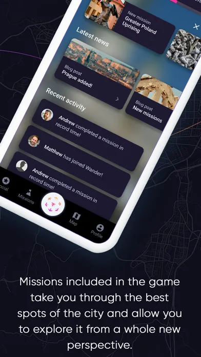 Ảnh chụp màn hình của Wander - AR City Guides