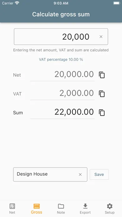 تصاویر Calculator VAT net gross