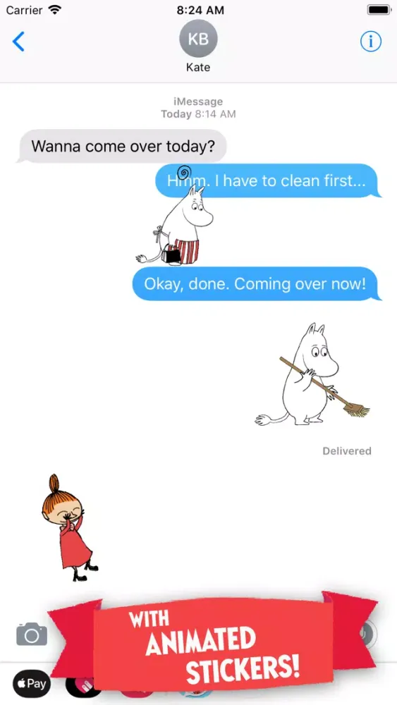 Moomin Sticker App Screenshots