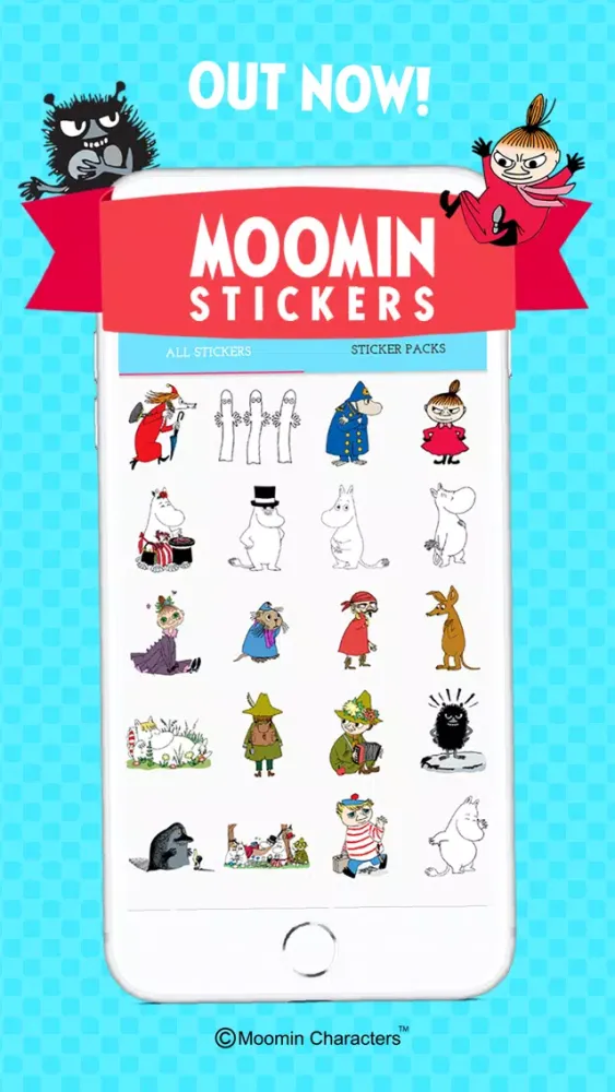 Moomin Sticker App Screenshots