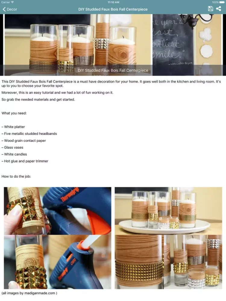 DIY Decor Project Ideas PRO iPad 應用截圖