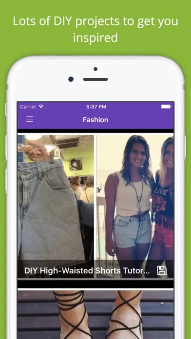 DIY Fashion Project Ideas Free - Handmade crafts Screenshots