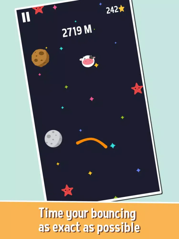 تصاویر Bouncy Bunny - endless jumping frenzy arcade game iPad 