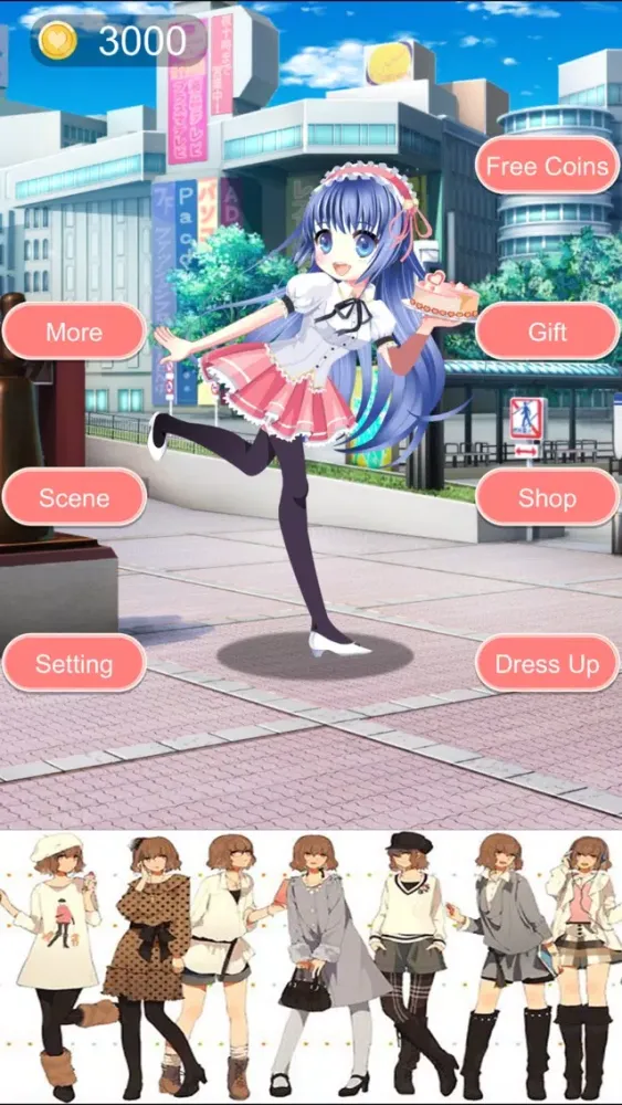 Sweet Lolita Maid - Cute Girl Dress Up Free應用截圖