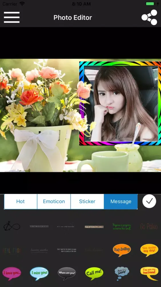 Capturas de tela do Flower Beauty - Photo Editor