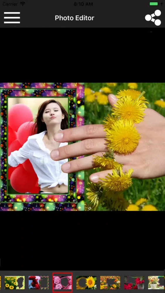 Capturas de tela do Flower Beauty - Photo Editor