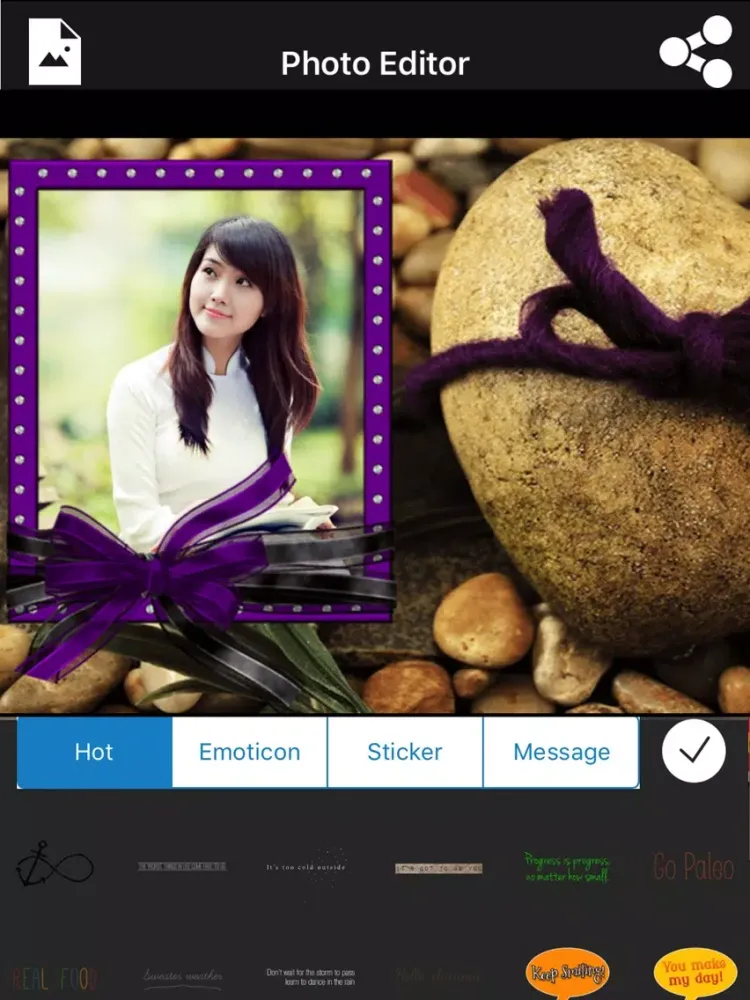 Love Frames - Photo Editor iPad  سکرین شاٹس