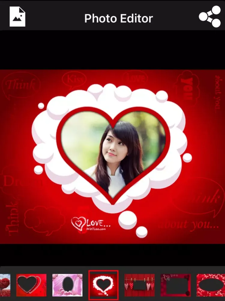 Love Frames - Photo Editor iPad  سکرین شاٹس