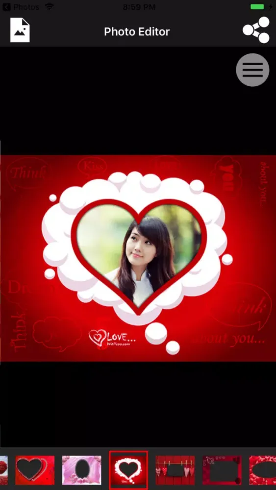 Love Frames - Photo Editor سکرین شاٹس