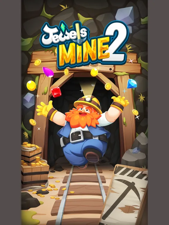 Capturas de tela do Jewels Mine2 : match 3 puzzle iPad 