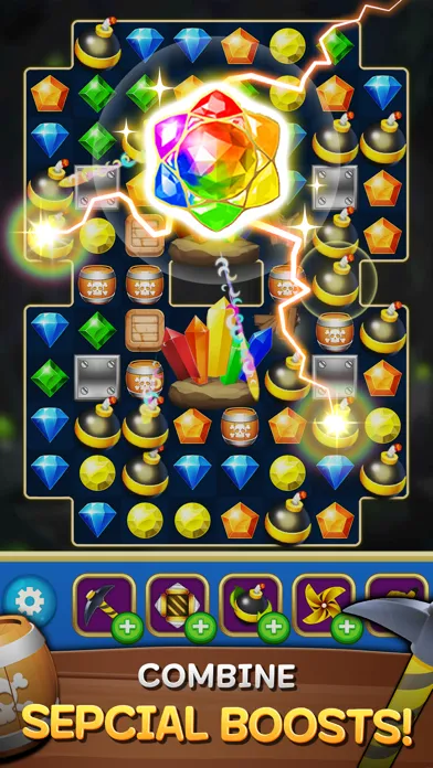 Capturas de tela do Jewels Mine2 : match 3 puzzle