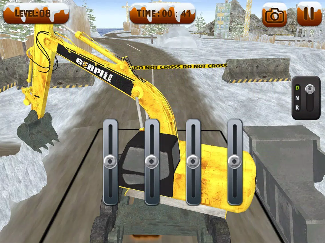 Captures d'écran de Snowplow Truck Driver simulator 3d game iPad 