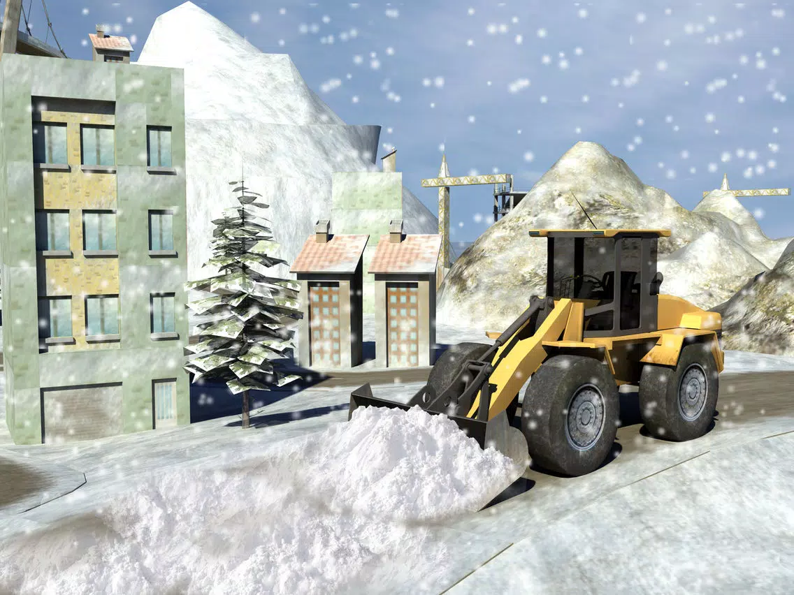 Captures d'écran de Snowplow Truck Driver simulator 3d game iPad 