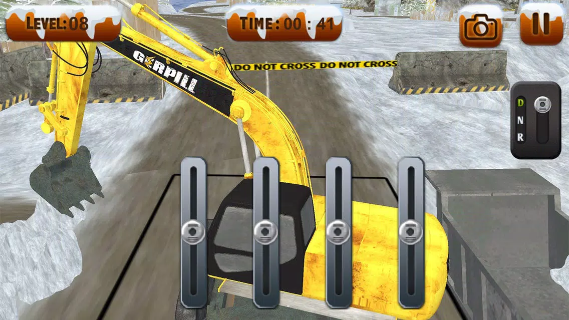 Captures d'écran de Snowplow Truck Driver simulator 3d game
