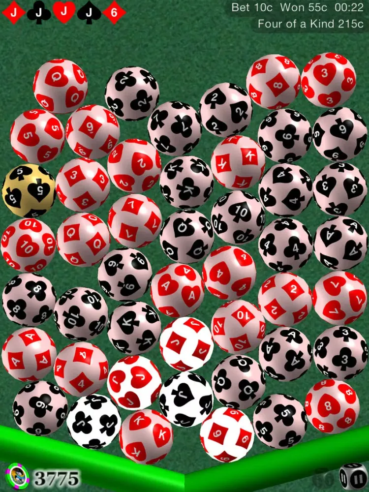 52 Cards Poker Solitaire, w / Shootouts iPad  Screenshots