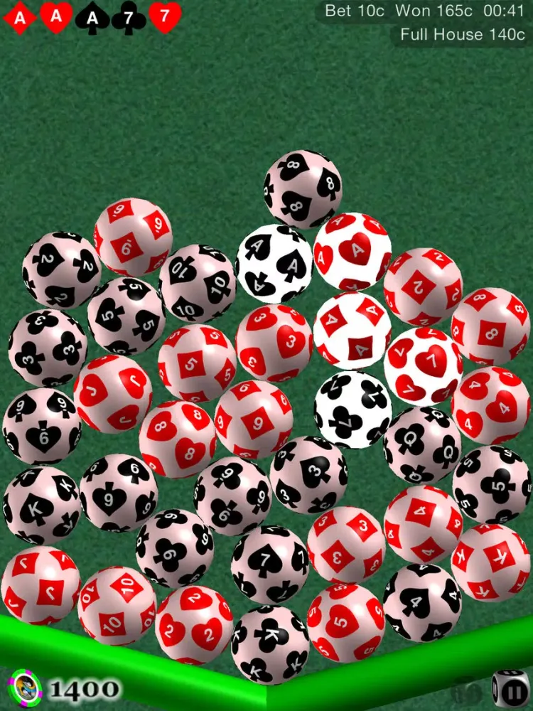 52 Cards Poker Solitaire, w / Shootouts iPad  Screenshots