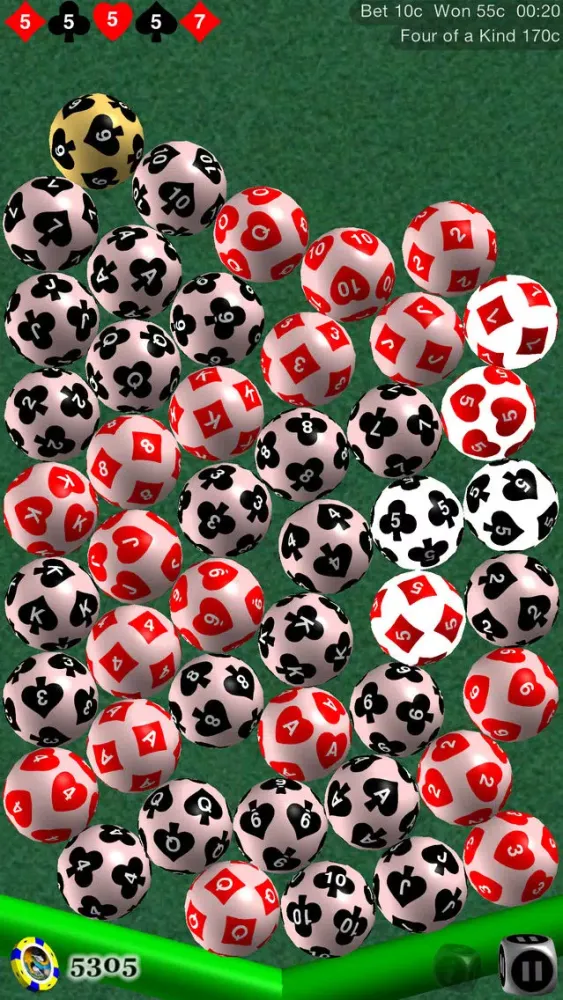 52 Cards Poker Solitaire, w / Shootouts Screenshots