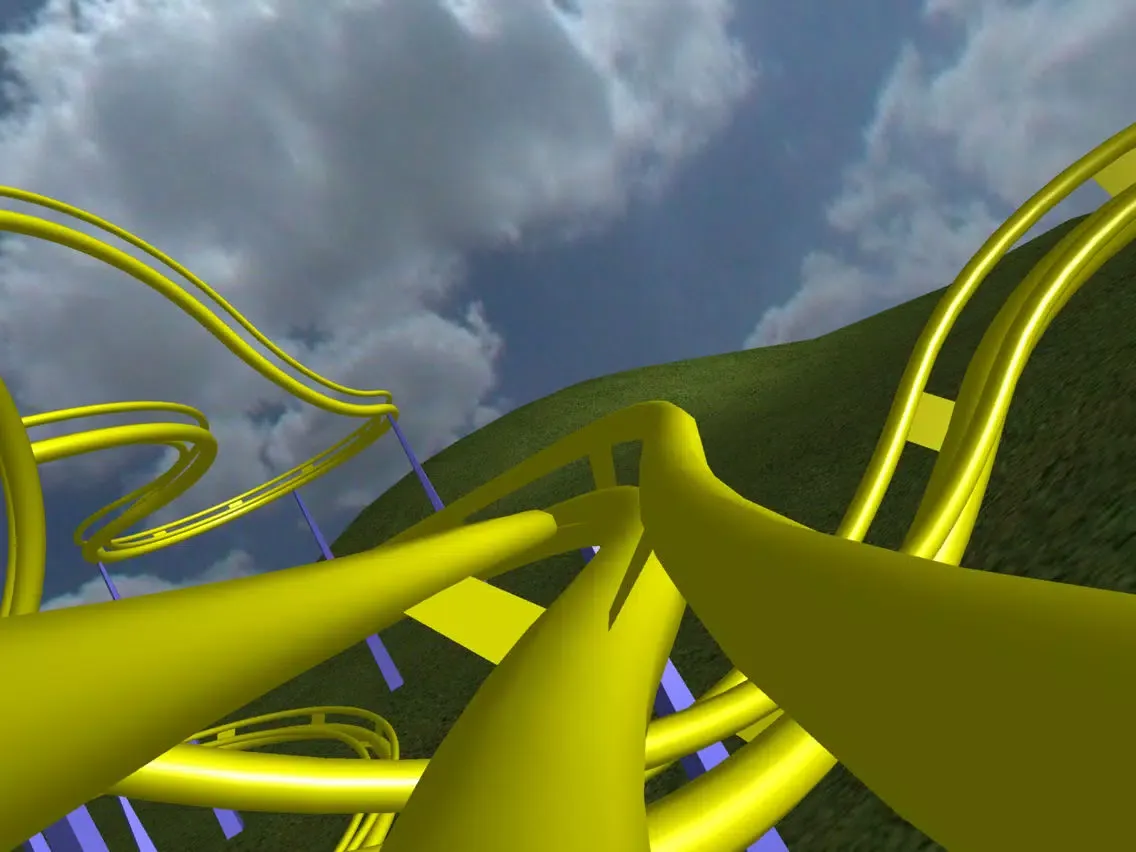 Tangkapan layar Coaster Pro! VR Stereograph. iPad 