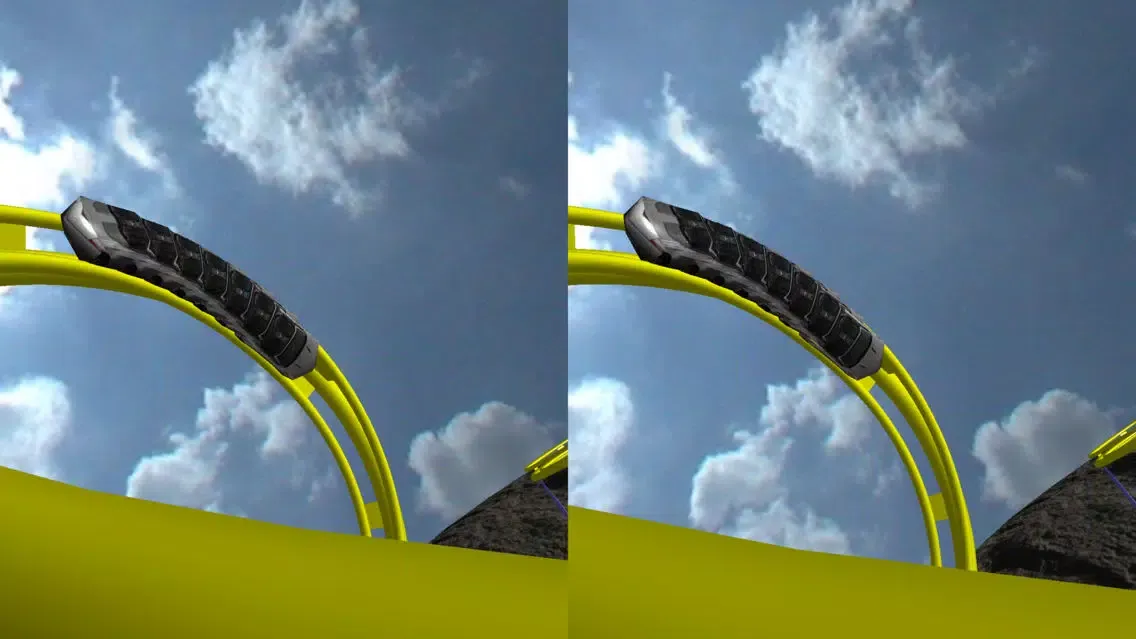 Tangkapan layar Coaster Pro! VR Stereograph.