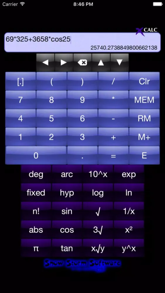 Captures d'écran de xCalc HD