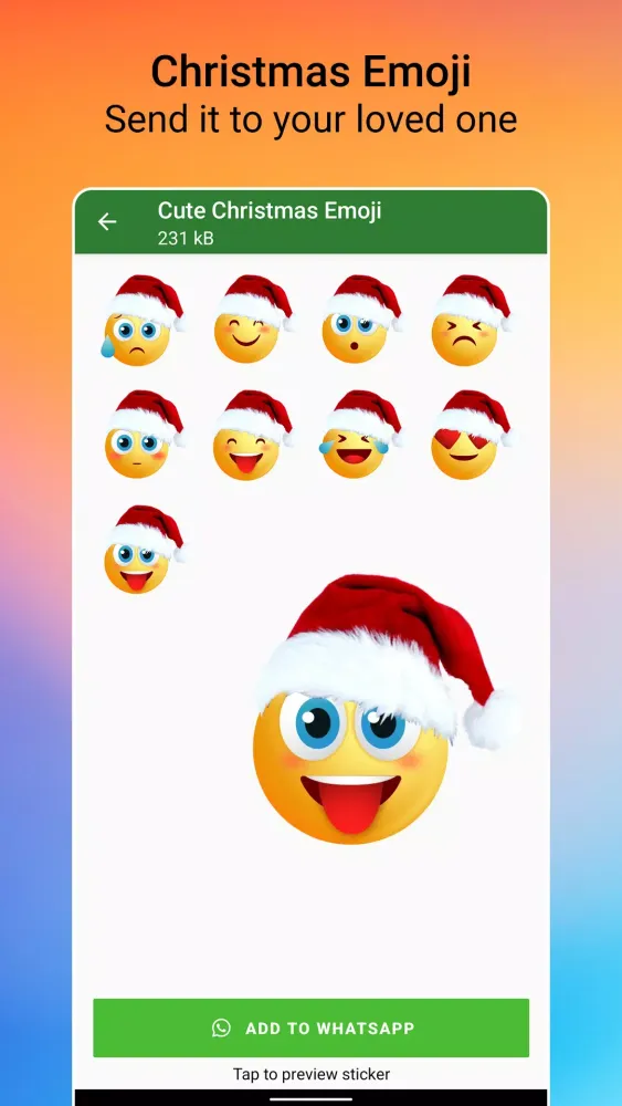 Christmas Stickers WASticker Screenshots