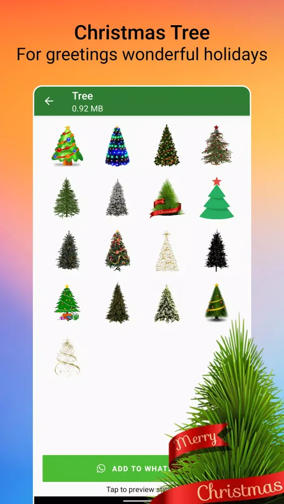 Christmas Stickers WASticker Screenshots