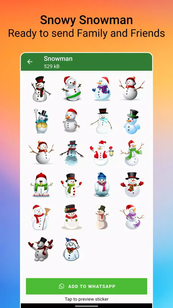 Christmas Stickers WASticker Screenshots