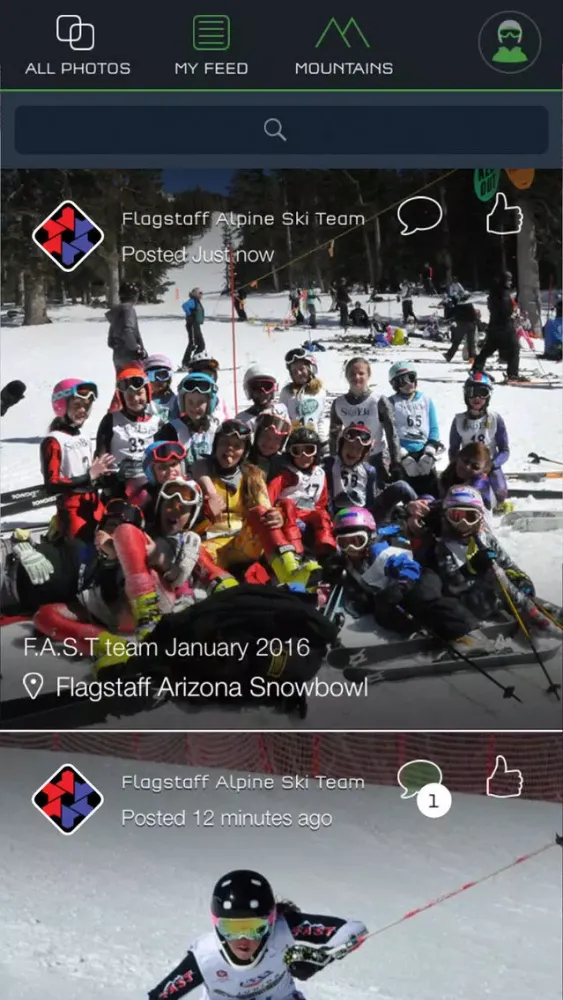 Flagstaff Alpine Ski Team FAST SnowZoom スクリーンショット
