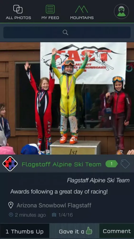 Flagstaff Alpine Ski Team FAST SnowZoom スクリーンショット