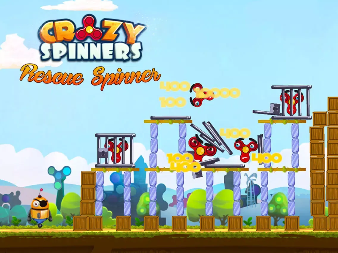 Screenshot di Crazy Spinners iPad 