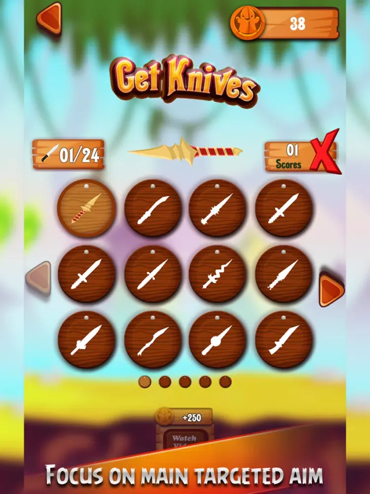 Capturas de pantalla de Knife Hit - Dash Master iPad 
